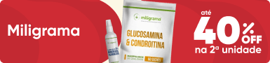 Miligrama com 40% OFF na 2ª unidade!