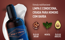 Banner Shampoo para Barba Limpa e Condiciona Premium