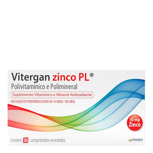 Vitergan-Zinco-Plus-Marjan-30-Comprimidos-Revestidos Vitergan-Zinco-Plus-Marjan-30-Comprimidos-Revestidos
