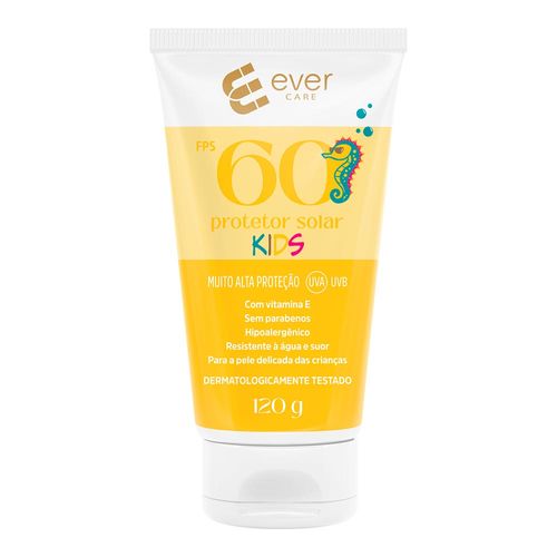 Protetor Solar Infantil Corporal Ever Care Fps 60 Kids 120G