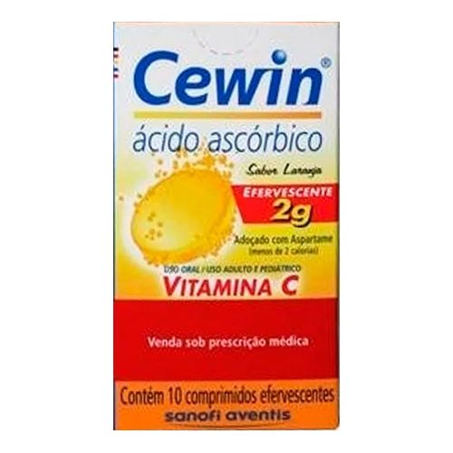 Vitamina-C-Cewin-2g-Laranja-Sem-Acucar-10-Comprimidos-Efervescente Vitamina-C-Cewin-2g-Laranja-Sem-Acucar-10-Comprimidos-Efervescente