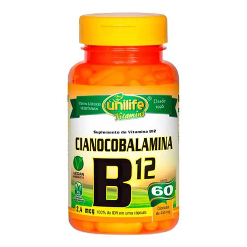 Vitamina-B12-Cianocobalamina---Unilife---60-Capsulas-de-450mg Vitamina-B12-Cianocobalamina---Unilife---60-Capsulas-de-450mg