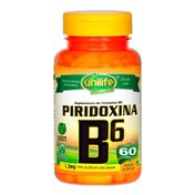 Vitamina-B6-Piridoxina---Unilife---60-Capsulas-de-500mg