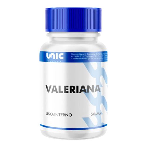 Valeriana 50mg 60 Cápsulas - Drogarias Pacheco