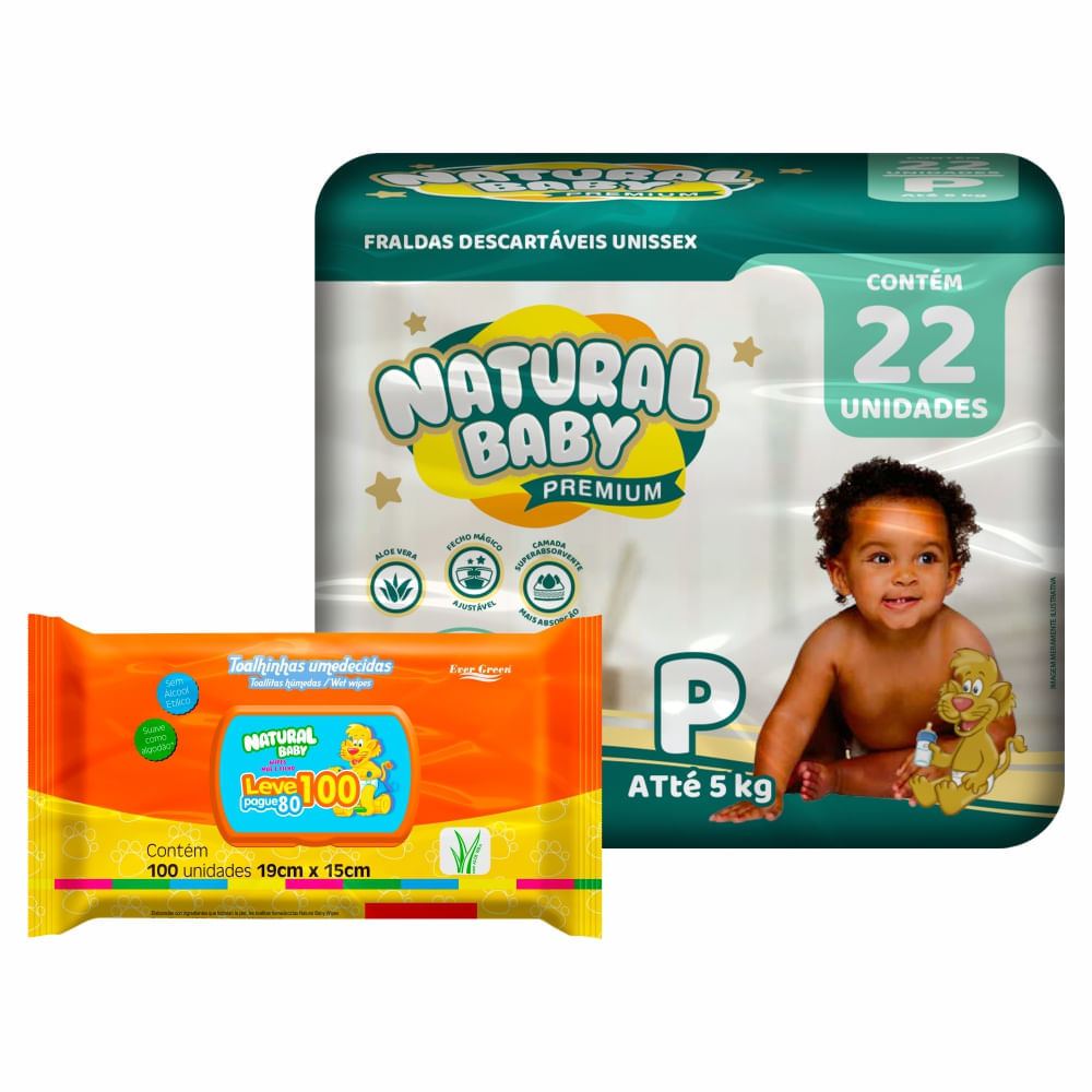 Toalha Umedecida Natural Baby Leve 100 Pague 80 Especial