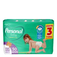 Ofertas de Fralda Personal Soft & Protect M, pacote com 54 unidades