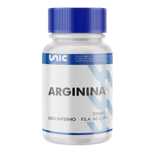 Arginina 550mg - 120 Cápsulas Arginina 550mg - 120 Cápsulas