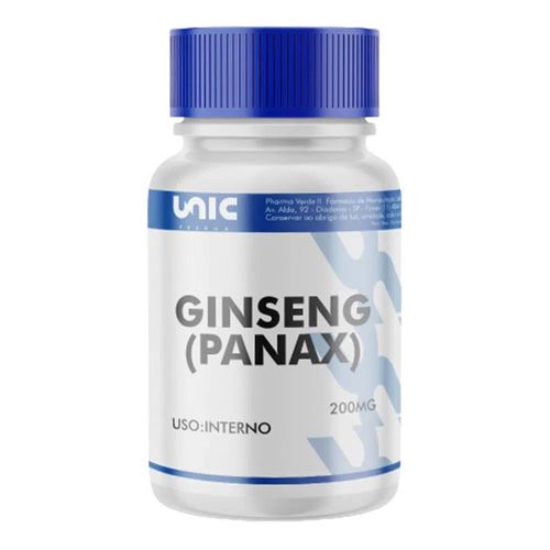 Ginseng Panax 200Mg 120 Cápsulas
