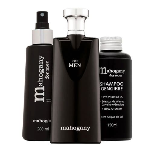 Kit-Mahogany-Desodorante-Spray---Fragrancia---Shampoo-For-Men Kit-Mahogany-Desodorante-Spray---Fragrancia---Shampoo-For-Men