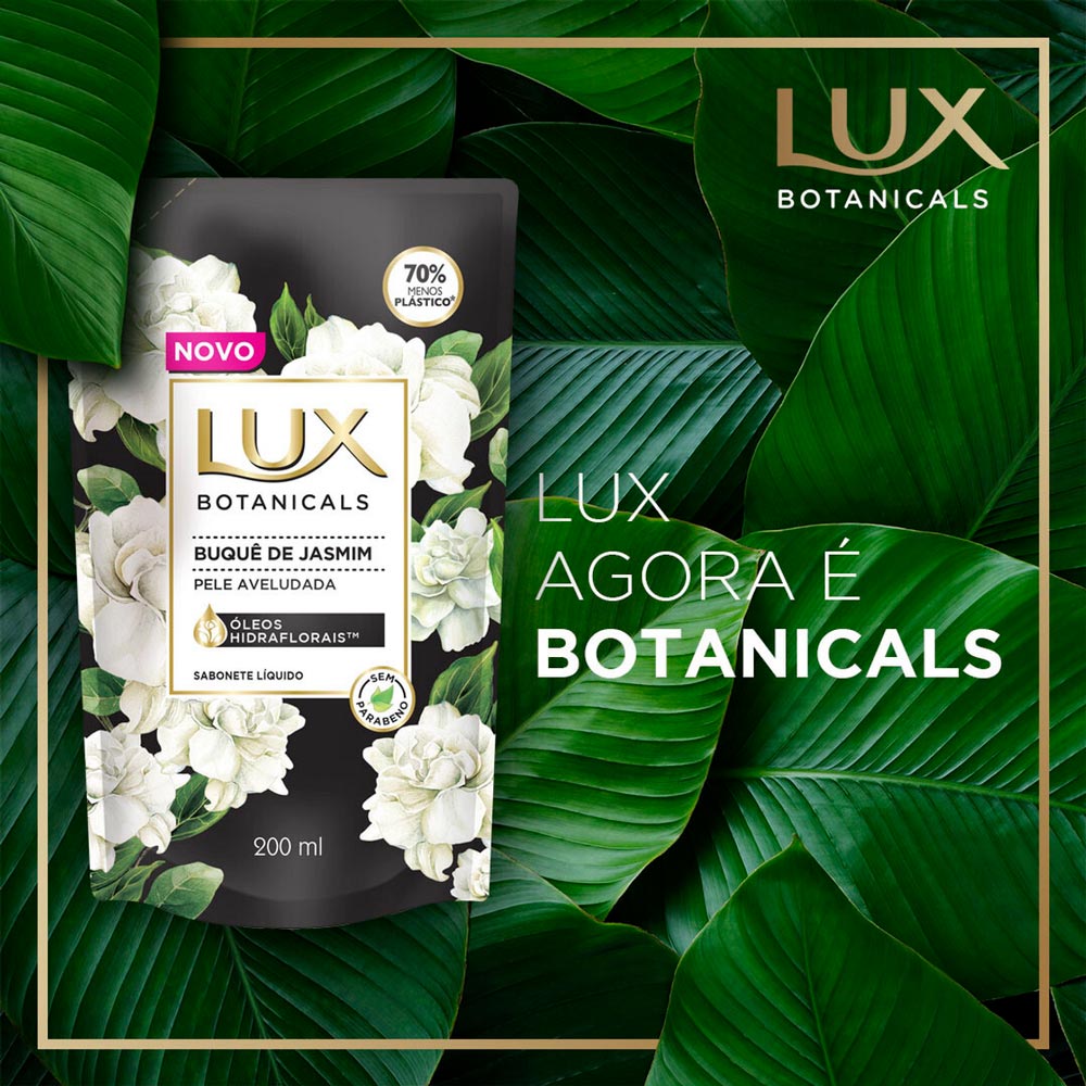 Sabonete Líquido Lux Botanicals Buquê de Jasmim Refil 200ml - Drogarias  Pacheco