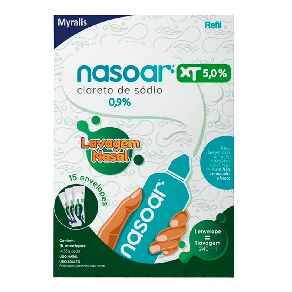 Nasoar XT 5% 15 Envelopes 240ml