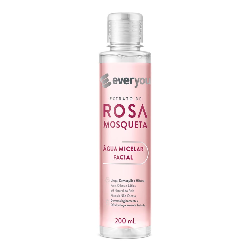 Água Micelar Ever You Rosa Mosqueta 200ml - Drogarias Pacheco