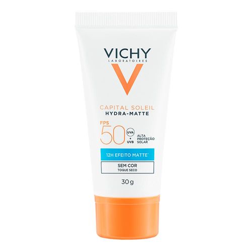 Protetor Solar Facial Vichy Fps 50 Capital Soleil Hydra Matte Toque Seco 30G