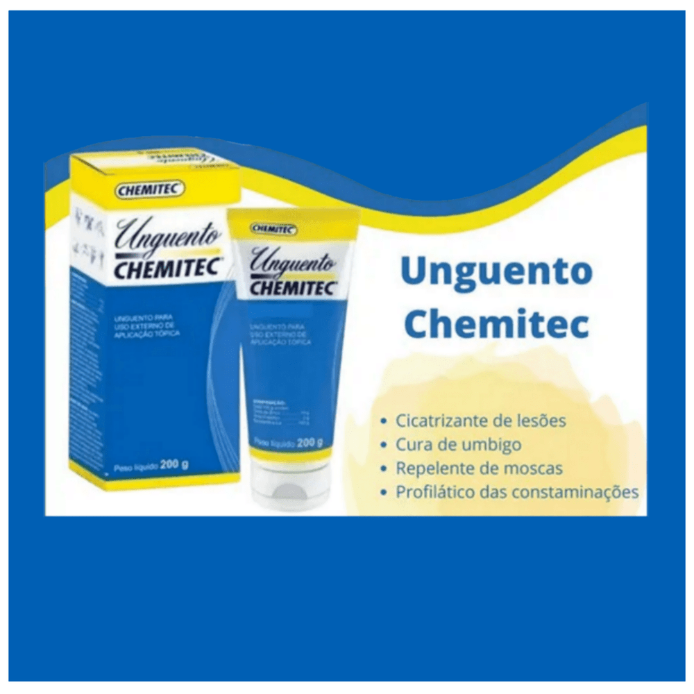 Pomada Unguento Chemitec 200g - Drogarias Pacheco