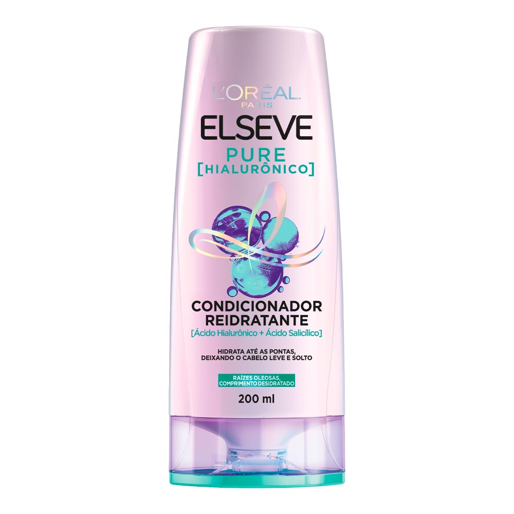 Brazil product data sample: Condicionador Elseve Pure Hialurônico 200ml