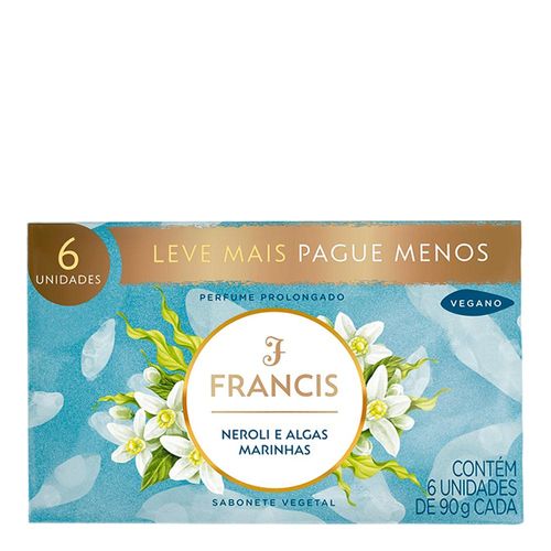 809640---Kit-Sabonete-em-Barra-Francis-Vegetal-Neroli-e-Algas-Marinhas-6-Unidades-90g-Cada-1 809640---Kit-Sabonete-em-Barra-Francis-Vegetal-Neroli-e-Algas-Marinhas-6-Unidades-90g-Cada-1