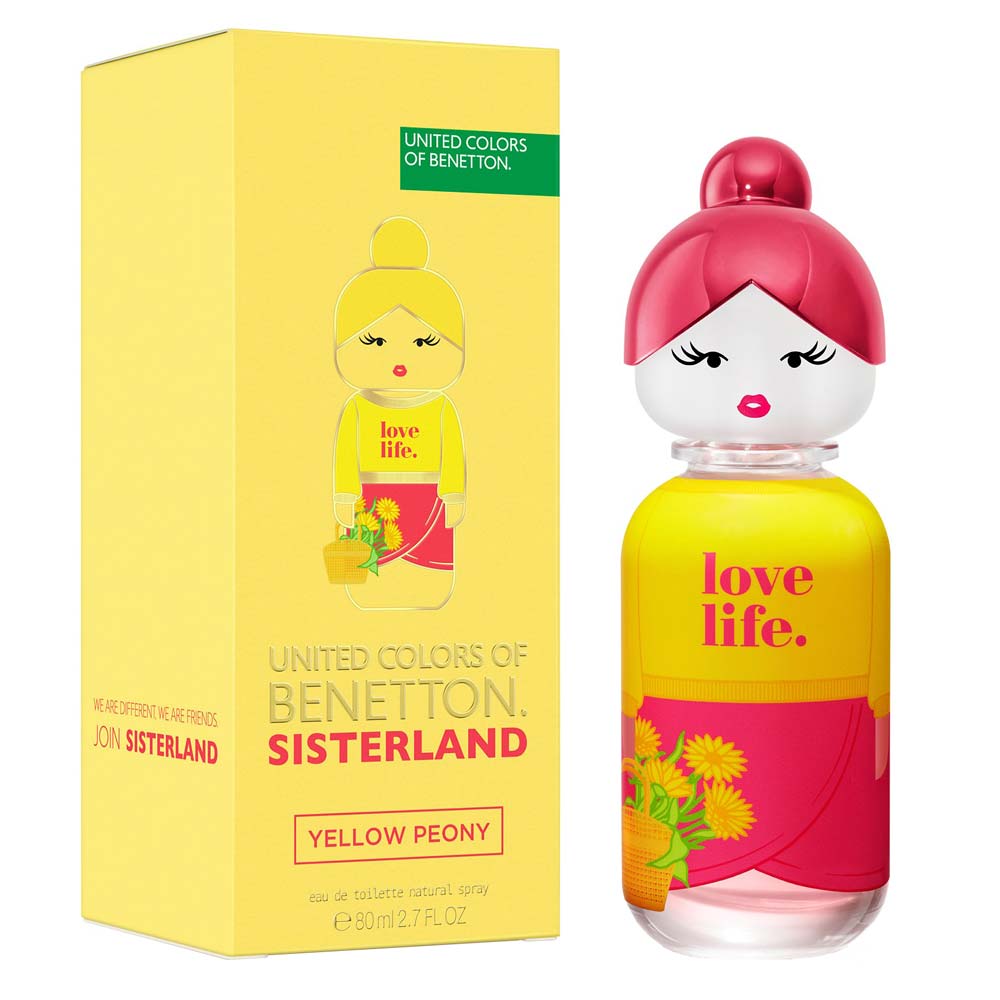 Benetton United Colors Sisterland Yelllow Peony Eau de Toilette