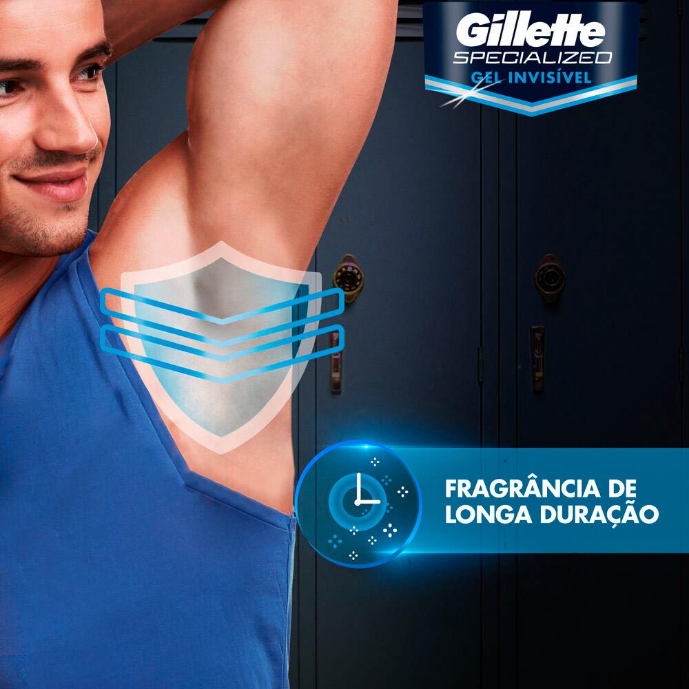 Desodorante Gel Gillette Clear Cool Wave 45g - Drogarias Pacheco