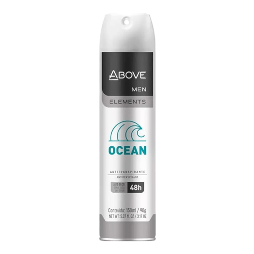 Desodorante Above Men Elements Ocean Antitranspirante 48h 150ml Desodorante Above Men Elements Ocean Antitranspirante 48h 150ml