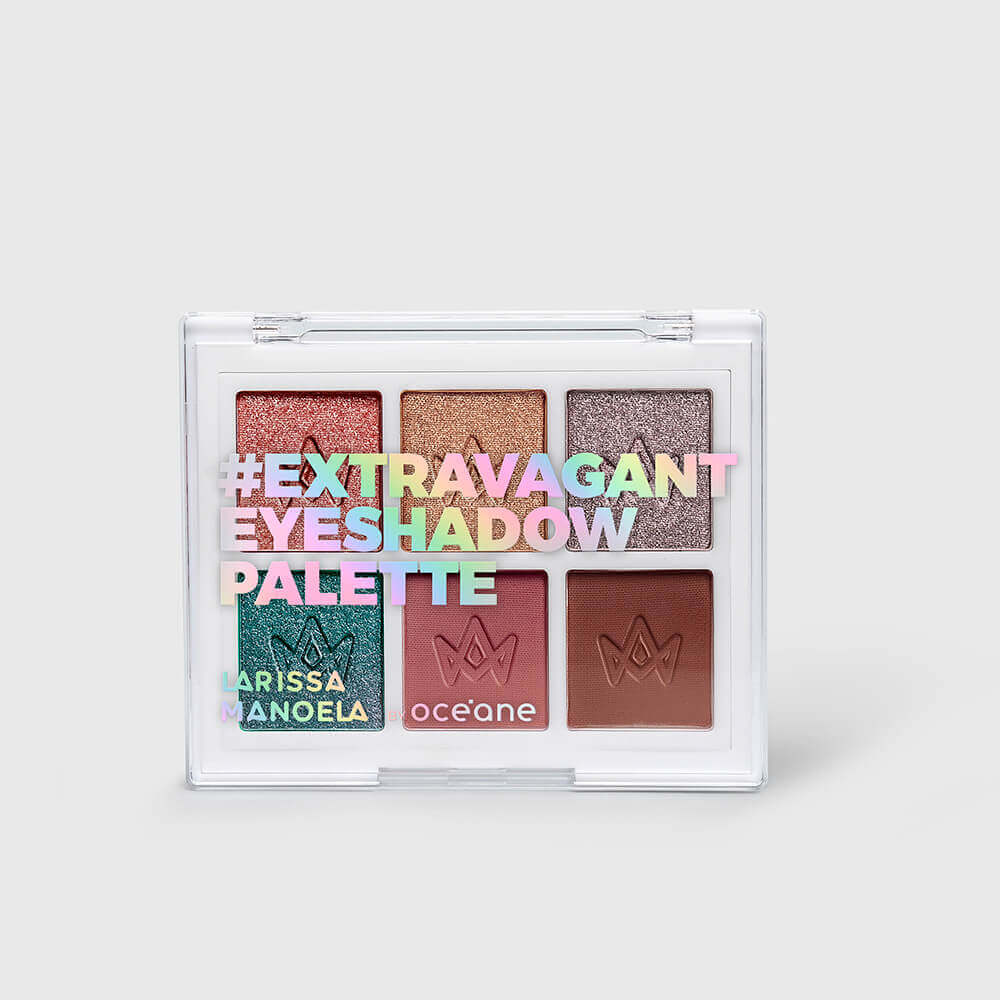 Kit Paleta de Sombras Extravagant + Batom Líquido Nude Larissa Manoela by  Océane (2 produtos) - Drogarias Pacheco