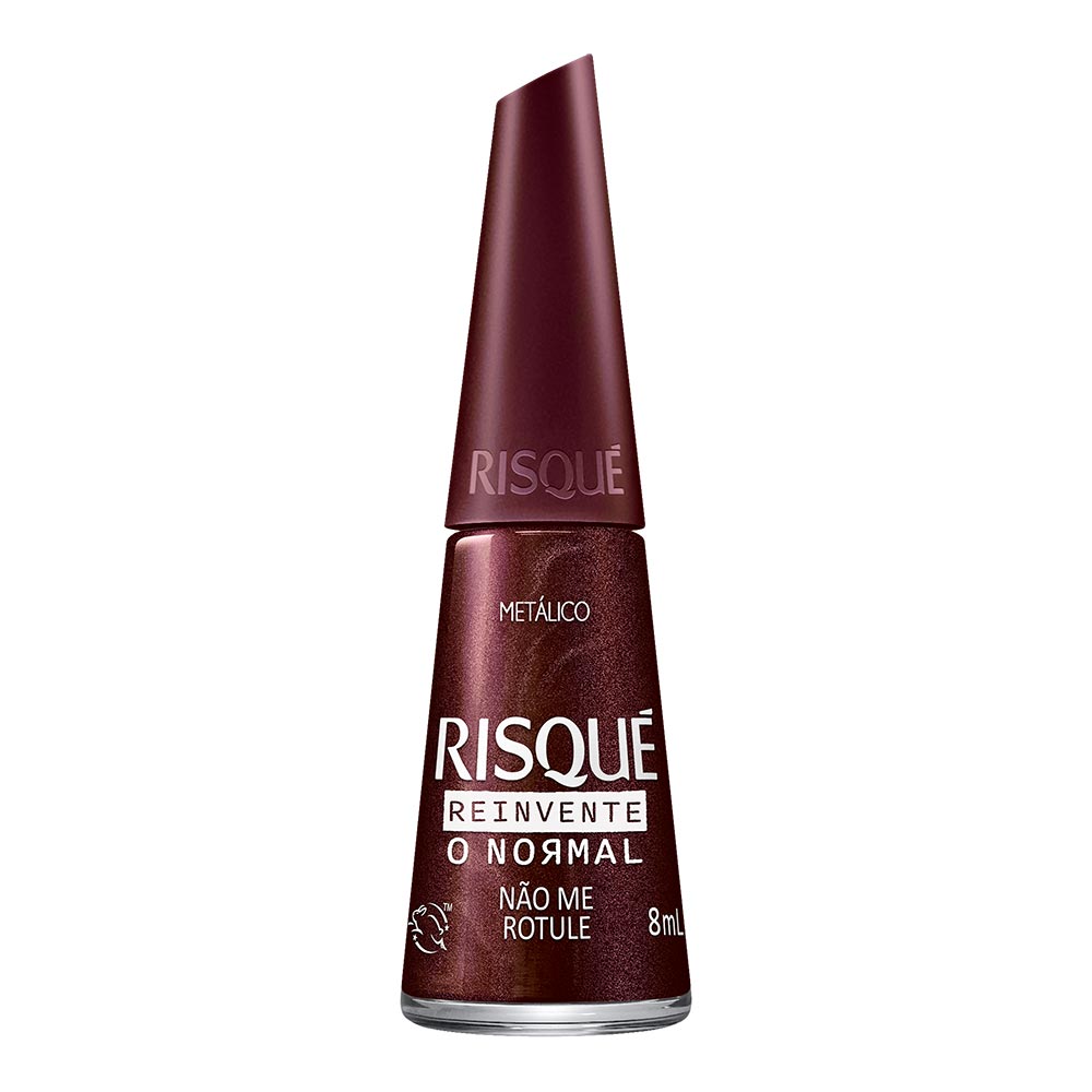 Esmalte Metálico Risqué Não Me Rotule Reinvente o Normal 8ml ...