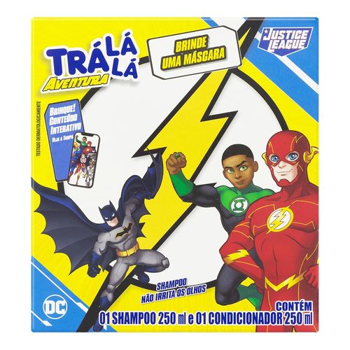 813710---Kit-Infantil-Tra-La-La-Justice-League-Aventura-Shampoo-250ml---Condicionador-250ml---Mascara-1 813710---Kit-Infantil-Tra-La-La-Justice-League-Aventura-Shampoo-250ml---Condicionador-250ml---Mascara-1
