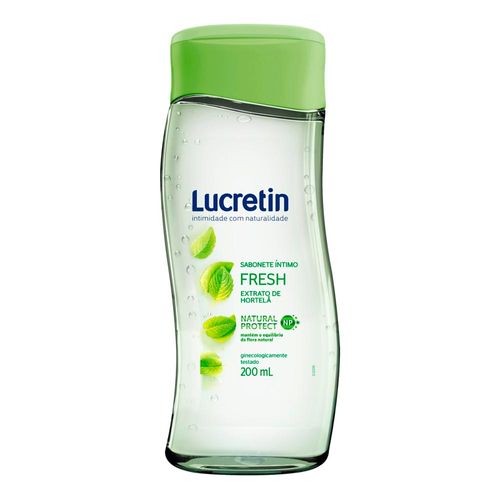 Sabonete Líquido Íntimo Lucretin Fresh 200Ml