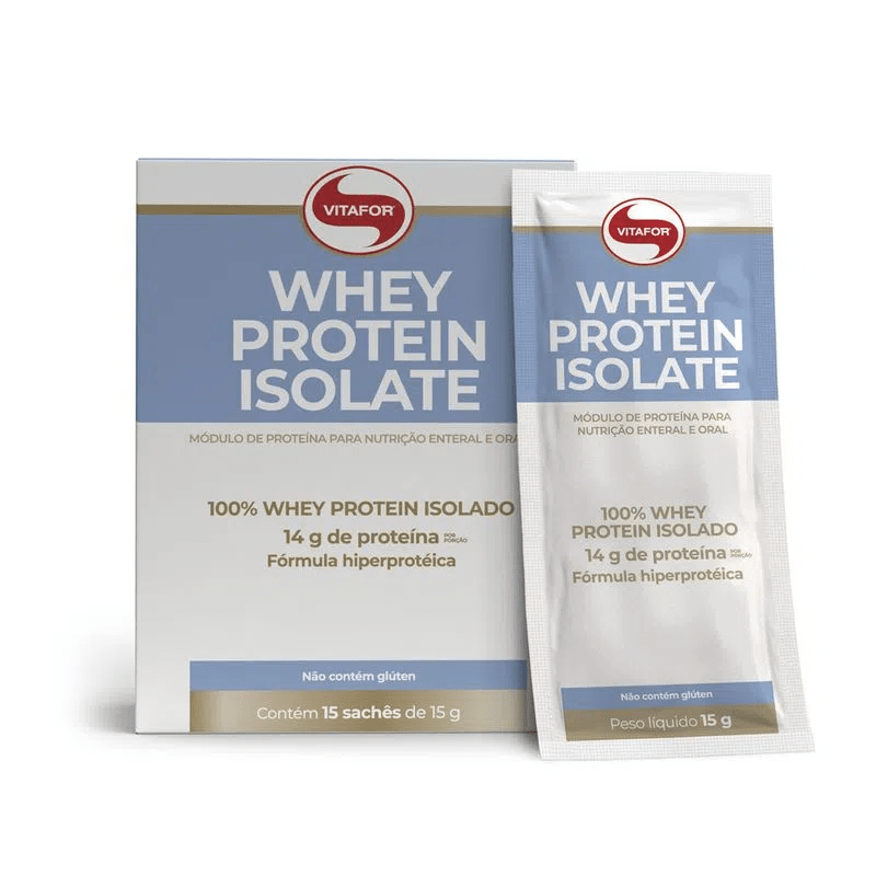 Whey Protein Isolate 15 Sachês 15G Vitafot