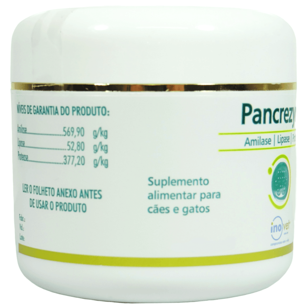 Pancrezyme 60 Cápsulas 500mg Para Cães e Gatos Inovet Kit Com 2 ...