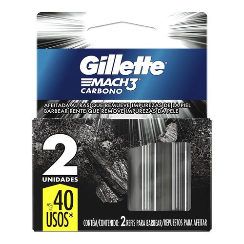 808954---Refil-Carga-De-Aparelho-Para-Barbear-Gillette-Mach3-Carbono-2-Unidades-1 808954---Refil-Carga-De-Aparelho-Para-Barbear-Gillette-Mach3-Carbono-2-Unidades-1
