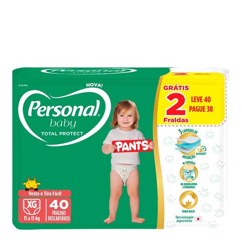 Fralda Personal Baby Premium Pants G 42 Unidades - Drogarias Pacheco
