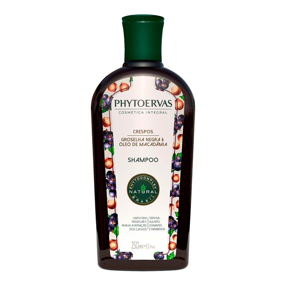 Shampoo Phytoervas Groselha Negra & Óleo De Macadâmia 250ml - Drogarias  Pacheco