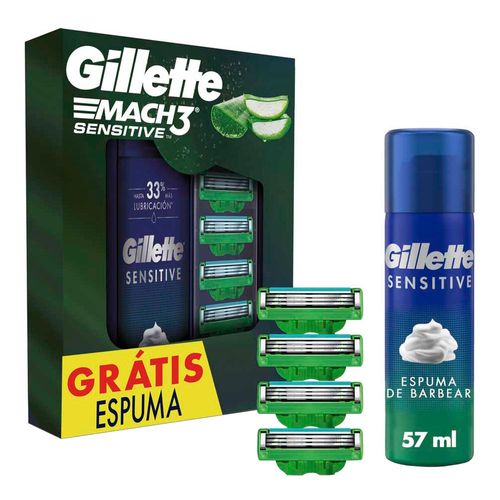 770825---Kit-4-Cartuchos-para-Barbear-Gillete-Mach3-Sensitive---Mini-Espuma-para-Barbear-1 770825---Kit-4-Cartuchos-para-Barbear-Gillete-Mach3-Sensitive---Mini-Espuma-para-Barbear-1