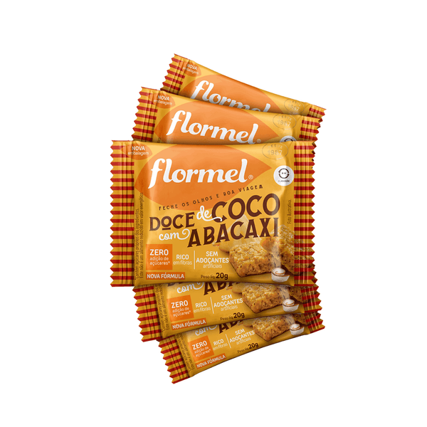 Doce de Coco com Abacaxi 5 unidades Flormel