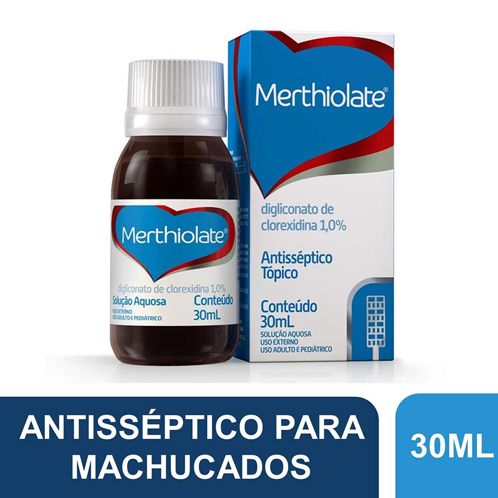 Antisséptico Tópico Merthiolate Incolor 30ml - Drogarias Pacheco
