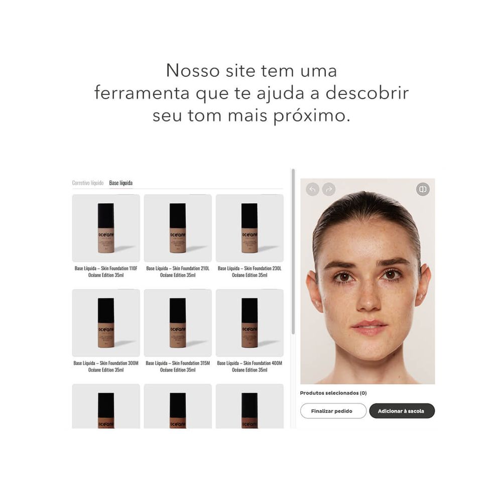 Base Líquida Clara Semi-Matte – Skin Foundation 110f Océane