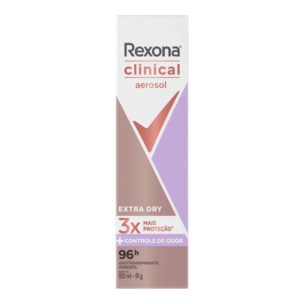 Antitranspirante Rexona Feminino Clinical Extra Dry