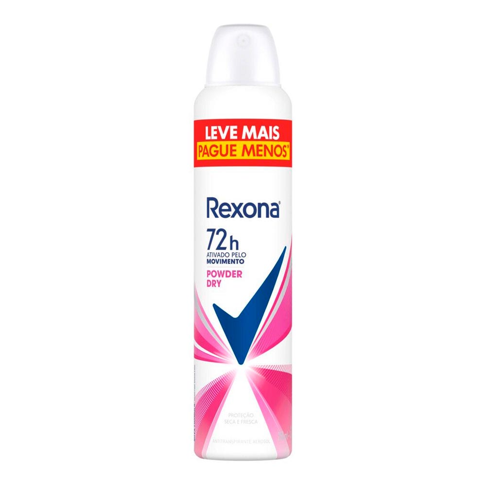 Desodorante Rexona Roll On Powder Dry Feminino 50ml - Drogarias Pacheco