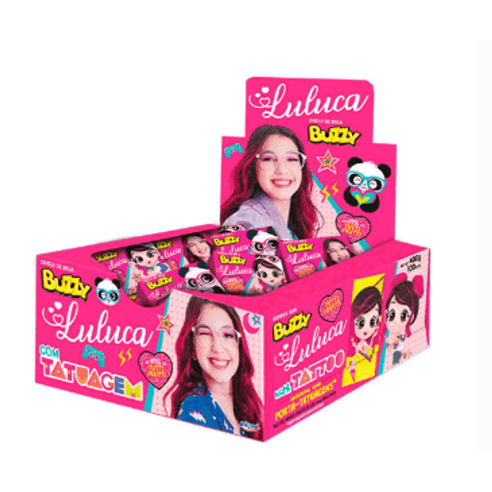 Chiclete Luluca sabor tutti frutti caixa com 400g - Buzzy - Drogarias  Pacheco