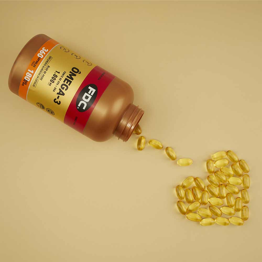Ômega 3 EPA 1000mg FDC 360 cápsulas Drogarias Pacheco