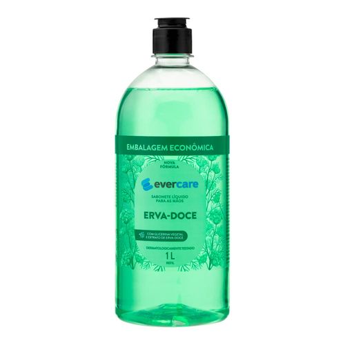 Sabonete Líquido Para As Mãos Ever Care Erva-Doce 1L