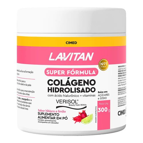 835218---Suplemento-Alimentar-Lavitan-Colageno-Hidrolisado-Hibisco-E-Limao-Verisol-300g-em-Po-1 835218---Suplemento-Alimentar-Lavitan-Colageno-Hidrolisado-Hibisco-E-Limao-Verisol-300g-em-Po-1