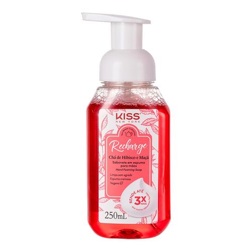 813850---Sabonete-em-Espuma-Para-As-Maos-Kiss-New-York-Cha-De-Hibisco-e-Maca-250ml--1 813850---Sabonete-em-Espuma-Para-As-Maos-Kiss-New-York-Cha-De-Hibisco-e-Maca-250ml--1
