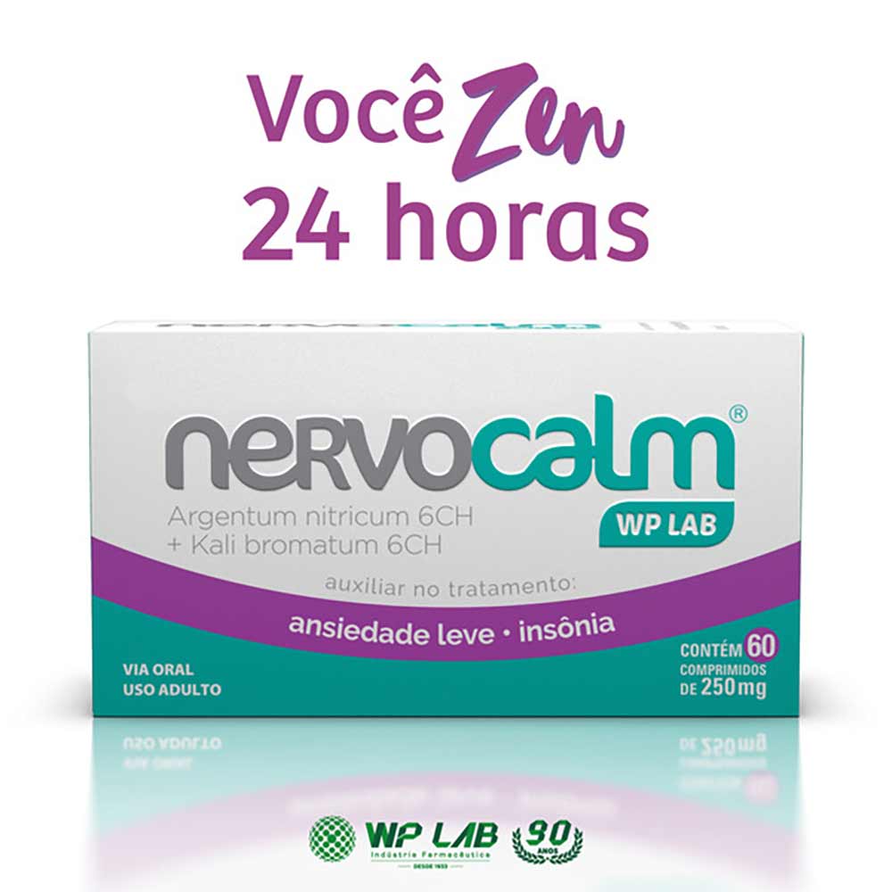 Nervocalm 250mg WP Lab 60 Comprimidos - Drogarias Pacheco