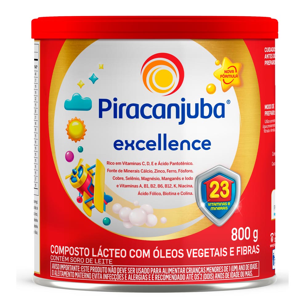 Composto Lácteo Piracanjuba Excellence Lata 800g
