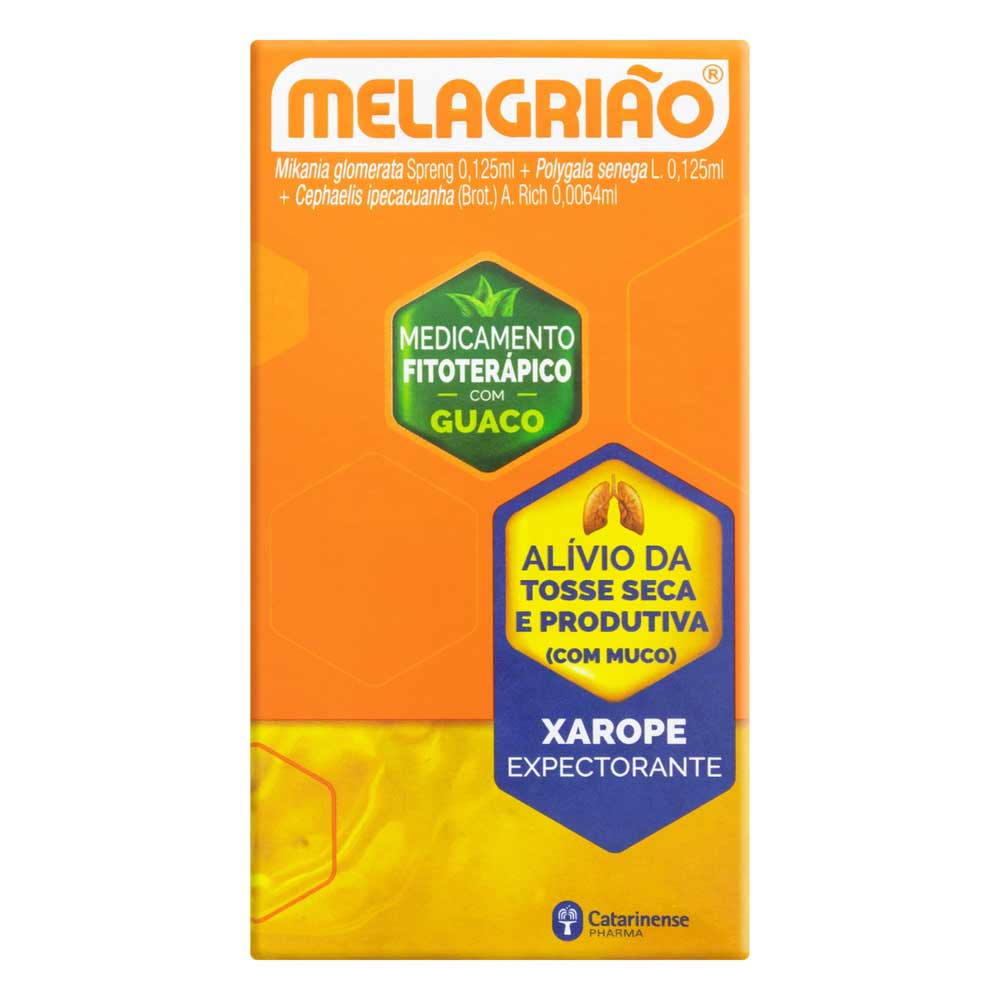 Melagriao Xarope 150ml Catarinense - Melhores Preços nas Farmácias São João  - Farmácia São João