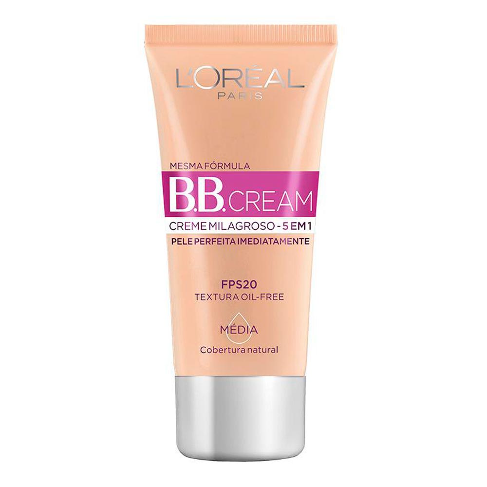 Base BB Cream L'Oréal Paris Dermo Expertise Cor Média FPS20 30ml