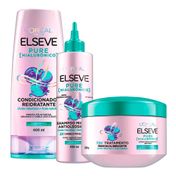 Kit-Elseve-Pure-Hialuronico-Shampoo-Antioleosidade-300ml---Condicionador-400ml---Creme-de-Tratamento-300g