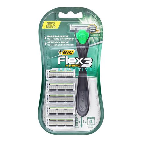 833150---Kit-Bic-Flex-3-Hybrid-Sensitive-1-Aparelho-de-Barbear-Recarregavel-5-Cargas-1