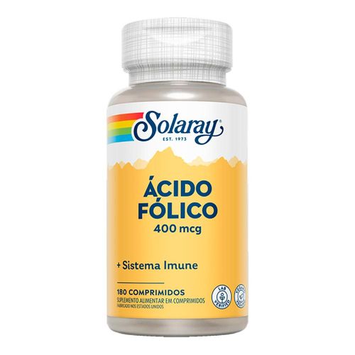 833061---Acido-Folico-400mcg-Com-180-Comprimidos-Solaray-1 833061---Acido-Folico-400mcg-Com-180-Comprimidos-Solaray-1